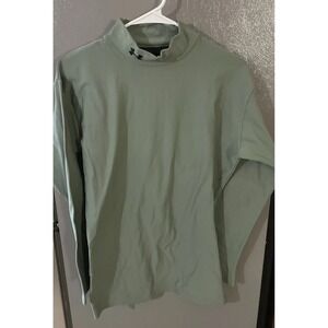 Under Armour Women's XL Olive Green Long Sleeve Mock Neck Athetic Base layer